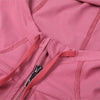 Women's Hooded Workout Track Running Jacket Full Zip Hoodie Jacket Sportswear with Zip Pockets