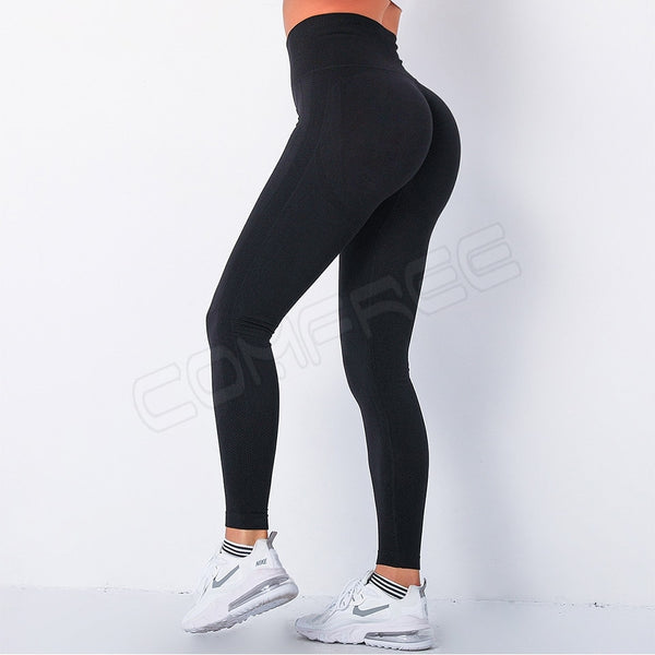 Yoga Pants Scrunched Booty Leggings for Women Workout Running Tights High Waist Sports Leggings Gym Sportswear Fitness Trousers | Vimost Shop.