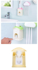 Cloud Toothbrush Holder Multifunction Toothpaste Toothbrush Storage Bathroom Accessories Child Convenient Toothpaste Dispenser | Vimost Shop.