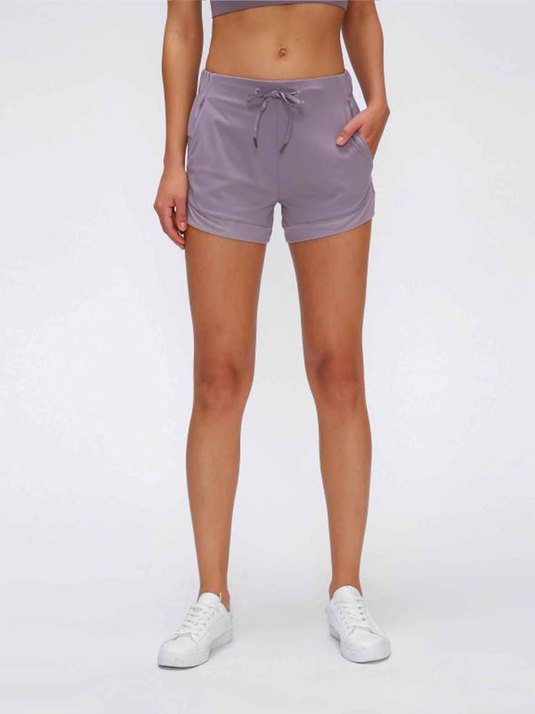 SPEEDUP Gym Shorts with Draw String Women Loose Fit Athletic Shorts Brushed Material Women Sports Shorts Fitness Shorts | Vimost Shop.