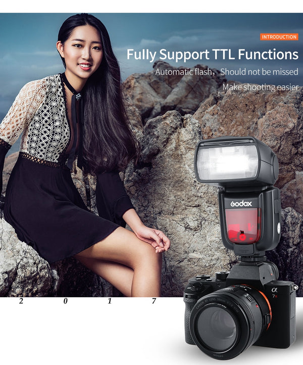 Godox TT685 TT685C TT685N TT685S TT685F TT685O TTL HSS Camera Flash Speedlite for Canon Nikon Sony Fuji Olympus Camera | Vimost Shop.