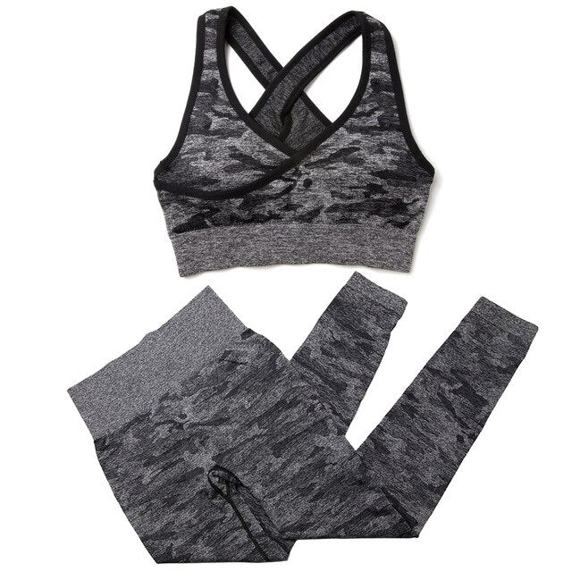 Seamless Yoga Set Fitness Sports Suits Gym Clothing Sport Bra High Waist Yoga Leggings Workout Pants Outfit Sportswear Tracksuit | Vimost Shop.