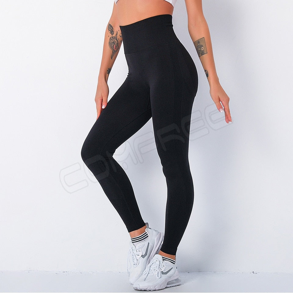 Yoga Pants Hip Push Up Sports Leggings Seamless Gym Leggings Women Fitness Leggins Tummy Control Tights Workout Running Trousers | Vimost Shop.