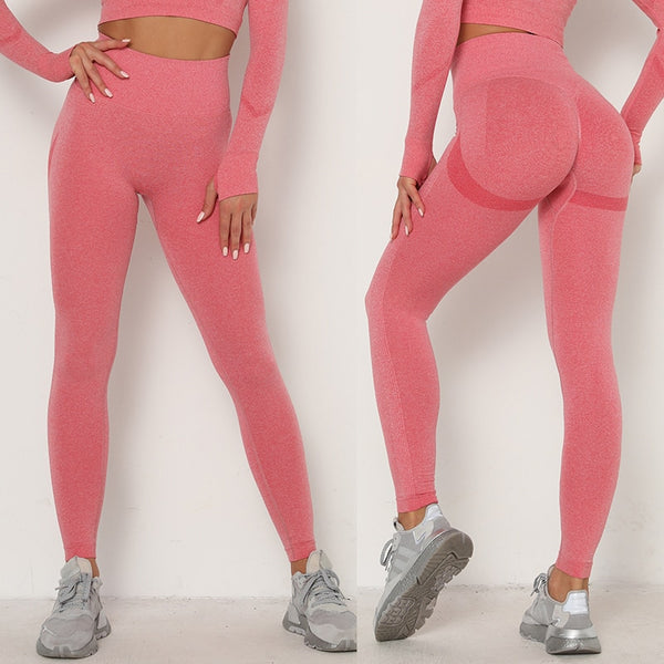 Women Yoga Pants Gym Fitness Leggings Workout Leggins High Waist Seamless Tights Sport Running Activewear Girl Sportswear | Vimost Shop.