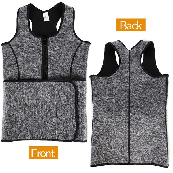 Women Slimming Body Shaper Waist Trainer Vest Compression Shirts Weight Loss Corset Sweat Sauna Suit Workout Tank Tops Shapewear | Vimost Shop.