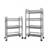 Storage Cart Rack Shelf Stand Exquisite Honeycomb Net Three Tiers with Hook Black for Kitchen Living Room Bathroom[US-Stock] | Vimost Shop.