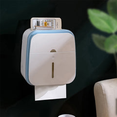 Waterproof Toilet Tissue Box Wall Mount Double Layer Roll Paper Holder Storage Box Drawer Toilet Paper Tray Bathroom Accessories | Vimost Shop.