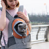 Portable Dog Carrier Bag Double Shoulder Backpack Breathable Mesh Handbag Outdoor Travel Front Bags for Puppy Cats Pet Supplies | Vimost Shop.