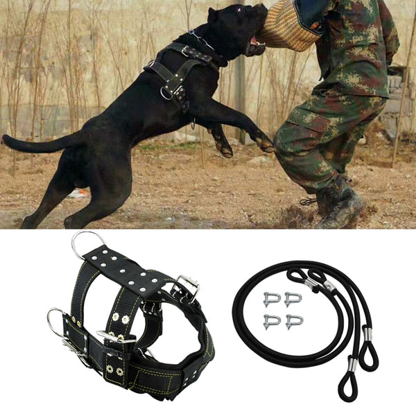 Strong Nylon Pet Harness Dog Training Products Large Dogs Weight Pulling Harness For German Shepherd Big Dog Agility Product