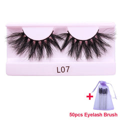 30 Pairs Wholesale 25mm Mink Eyelashes Cruelty Free Dramatic False Lashes Fluffy Long Eye Lash Eyelash Brush In Bulk | Vimost Shop.