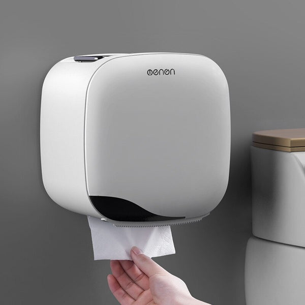 Multifunction Waterproof Toilet Paper Holder Dust-proof Bathroom Storage Holder For Paper Towels Durable Home Paper Towel Holder | Vimost Shop.