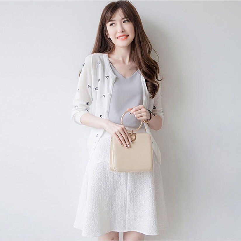 Fashion Women Blouse Tops Long Sleeve O-Neck Short Crop Tops Shirts Summer Womens Perspective Cardigan