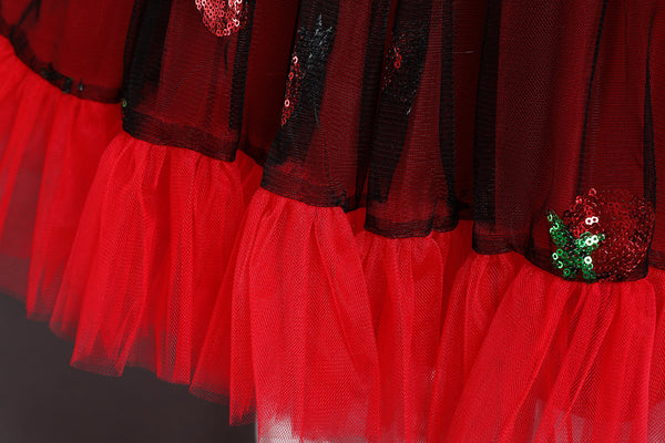 Girls Dress 3 4 5 6 7 8 9 10 11 12 Year Children Princess Dresses Strawberry Sequined Sweet Kids Party Wedding Costume | Vimost Shop.