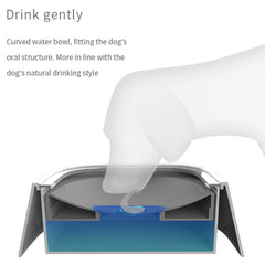 1.5L Pet Drinking Water Bowl Floating Non-Wetting Mouth Dog Cat Bowl Without Spill Drink Water Dispenser ABS Plastic Dogs Feeder | Vimost Shop.