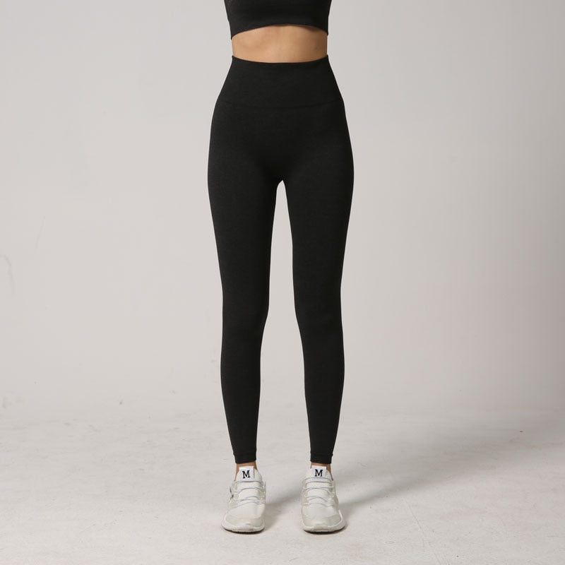 Seamless Women Energy Leggings Fitness Running Yoga Pants High Waist Leggings Push Up Leggings Sport Girl Gym Leggings