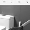Toilet Brush Silicone  Holder Wall-mount Toilet Brush Set For Bathroom WC Cleaning Tools Corner Cleaning Bathroom Set | Vimost Shop.