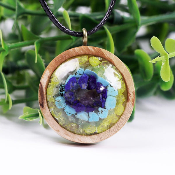 Orgon Necklace Natural Crystal Energy Orgonite Pendant Woman Charm Yoga Meditation Healing Chakra Jewelry For Love | Vimost Shop.