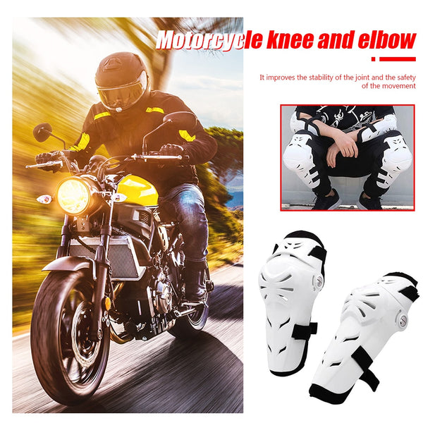 Patella Protectors Sports Safety Kneepads 4pcs/Set Motorcycle Knee Elbow Pads Guards Outdoor Cycling Racing Safety Gear | Vimost Shop.