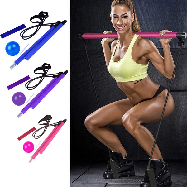 Yoga Resistance Bands Elastic Muscle Training Workout Pilates Equipment for Working-out Comfortable Decoration | Vimost Shop.