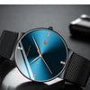 Men Watches Fashion Quartz Watch Casual Steel Mesh Steel Waterproof Top Brand Luxury  Sport Watch