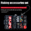 Treble Hook Jigs Swivels Fishing Kits Fishing Lure Lead Floating Tackle with Box for Outdoor Fishing Portable Accessories | Vimost Shop.