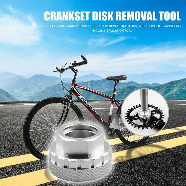 Mountain Bike Crankset Disc Removal Repair Tools Removal Repair Portable Bike Accessories 12 Speed for M7100/M8100/M9100 | Vimost Shop.