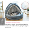 Soft Pet Cat Bed House with Hairball Removable Puppy Cushion Winter Warm Cat Nest Comfortable Pets Sleeping Kennel for Dogs Cats | Vimost Shop.