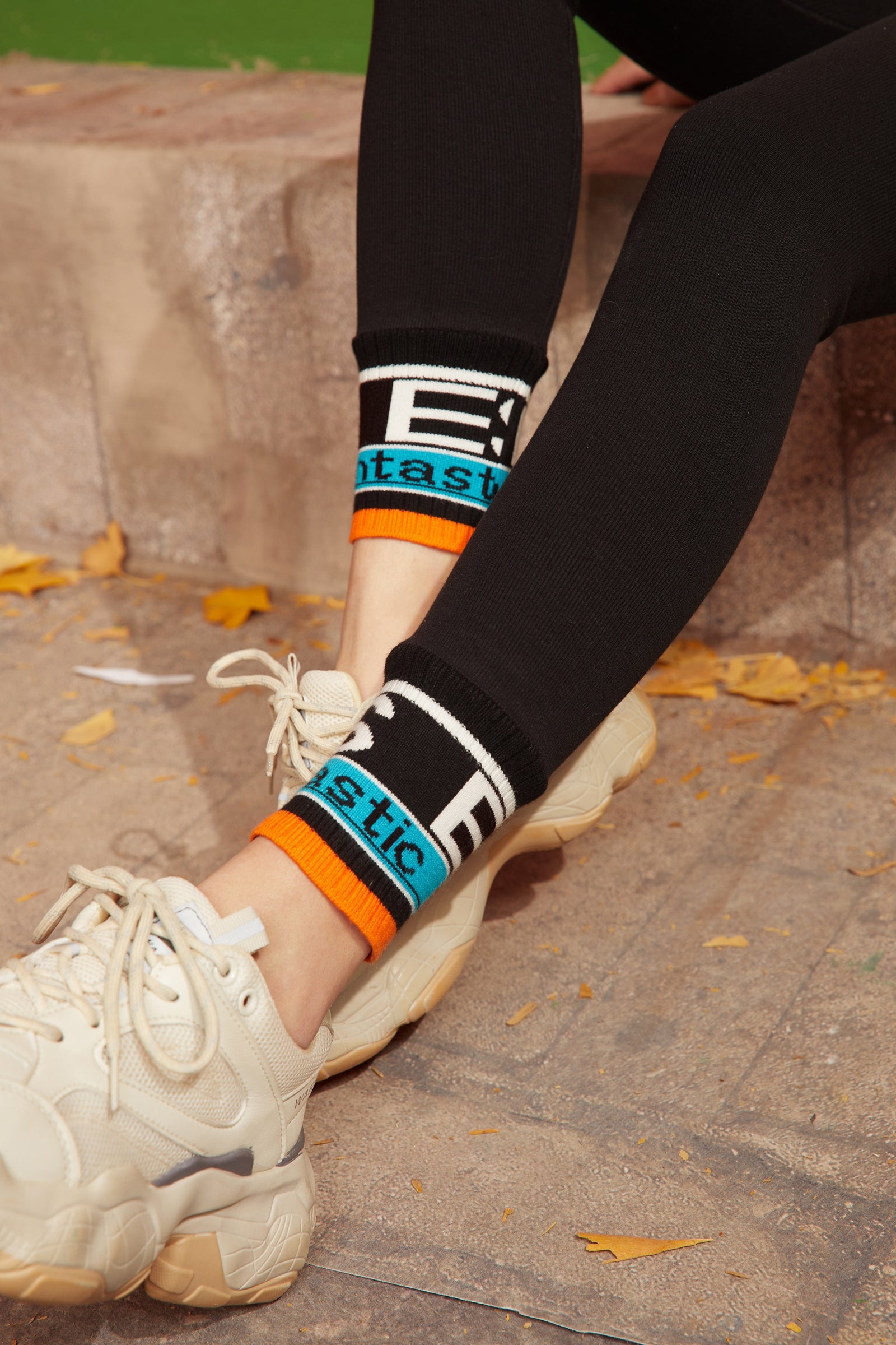 Solid Letter Print Minimalist Skinny Women Legging Pants,Spring ELF High Elastic Waist Ladies,Basic Daily Pants