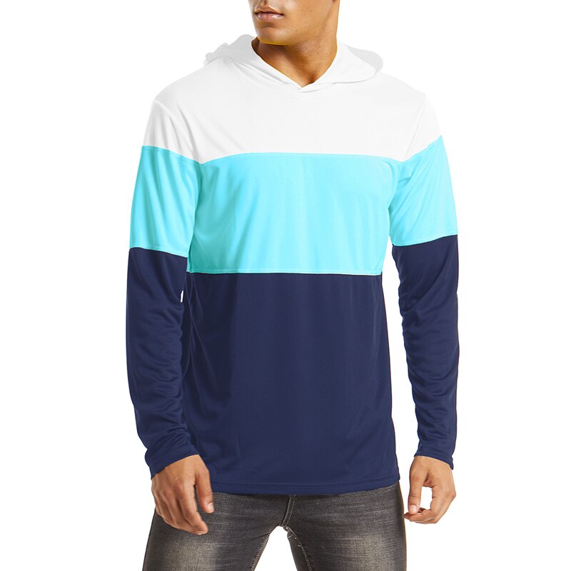Men's UPF 50+ Sun Protection Hoodie Summer Lightweight Long Sleeve UV Rash Guard Hoodie Fish Workout Hike Sweatershirts | Vimost Shop.