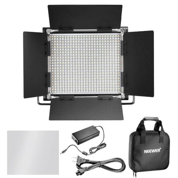 4 Pieces Bi-Color 660 LED Video Light and Stand Kit: Dimmable Light with U Bracket and Light Stand for Studio Photography | Vimost Shop.