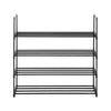 Shoe Rack Tower Shelf 4 Tiers Storage Organizer For Bedroom Entryway Hallway and Closet Black Color[US-Stock] | Vimost Shop.
