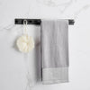 Towel Bar Holder Rack Robe Hook Matte Black Strong Viscosity Adhesive Rustproof 304 Stainless Steel Bathroom Accessories | Vimost Shop.