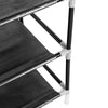 [US-W]10 Tiers Shoe Rack with Dustproof Cover Closet Shoe Storage Cabinet Organizer Gray And Black | Vimost Shop.