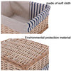 Handmade Wicker Storage Baskets Set of 3 Shelf Woven Decorative Home Bins Organizer Nesting Baskets Natural[US-Stock] | Vimost Shop.