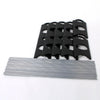 Shoe Rack Shelf 10-Tier 50-Pair-of-Shoes Adjustable Steel & Plastic Black & Silver | Vimost Shop.