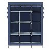 69" High-leg Non-woven Fabric Assembled Cloth Wardrobe Dark Blue | Vimost Shop.