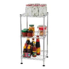 Storage Shelf 3-Tier Steel Wire Shelving Tower Mini Rack Plating[US-Stock] | Vimost Shop.