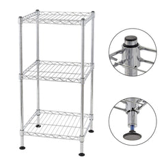 Storage Shelf 3-Tier Steel Wire Shelving Tower Mini Rack Plating[US-Stock] | Vimost Shop.