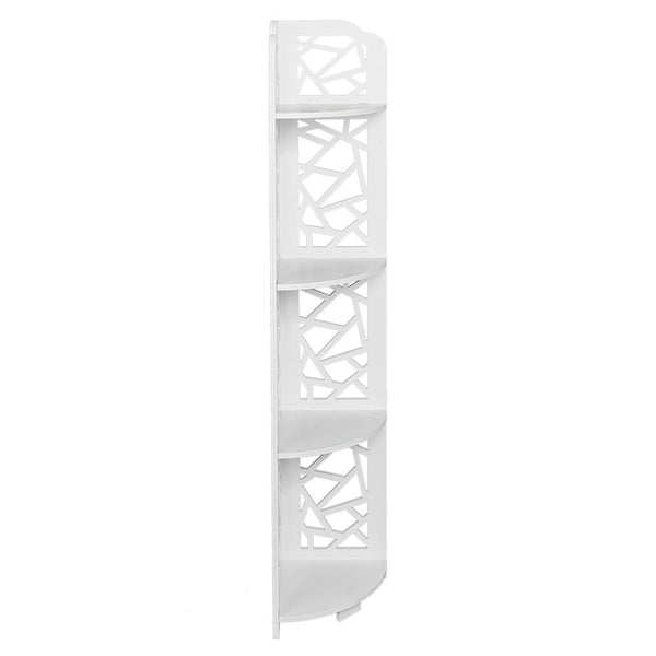 Storage Shelf  Baroque Carving Style Waterproof 120-Degree Angle 4 Layers Bathroom Cabinet Rack White[US-W] | Vimost Shop.