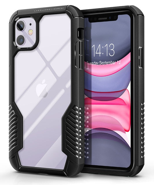 TPU Case For iPhone 11 Case Rugged Cell Phone Cases Heavy Duty Shockproof Drop Protection Cover For iPhone 11 6.1 Inch | Vimost Shop.