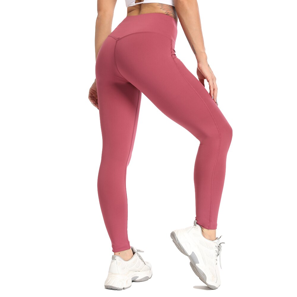 High Waist Naked Yoga Pants Push Up Leggings For Women Fitness Energy Seamless Leggins Sexy Workout Sport Tights Running Trouser | Vimost Shop.