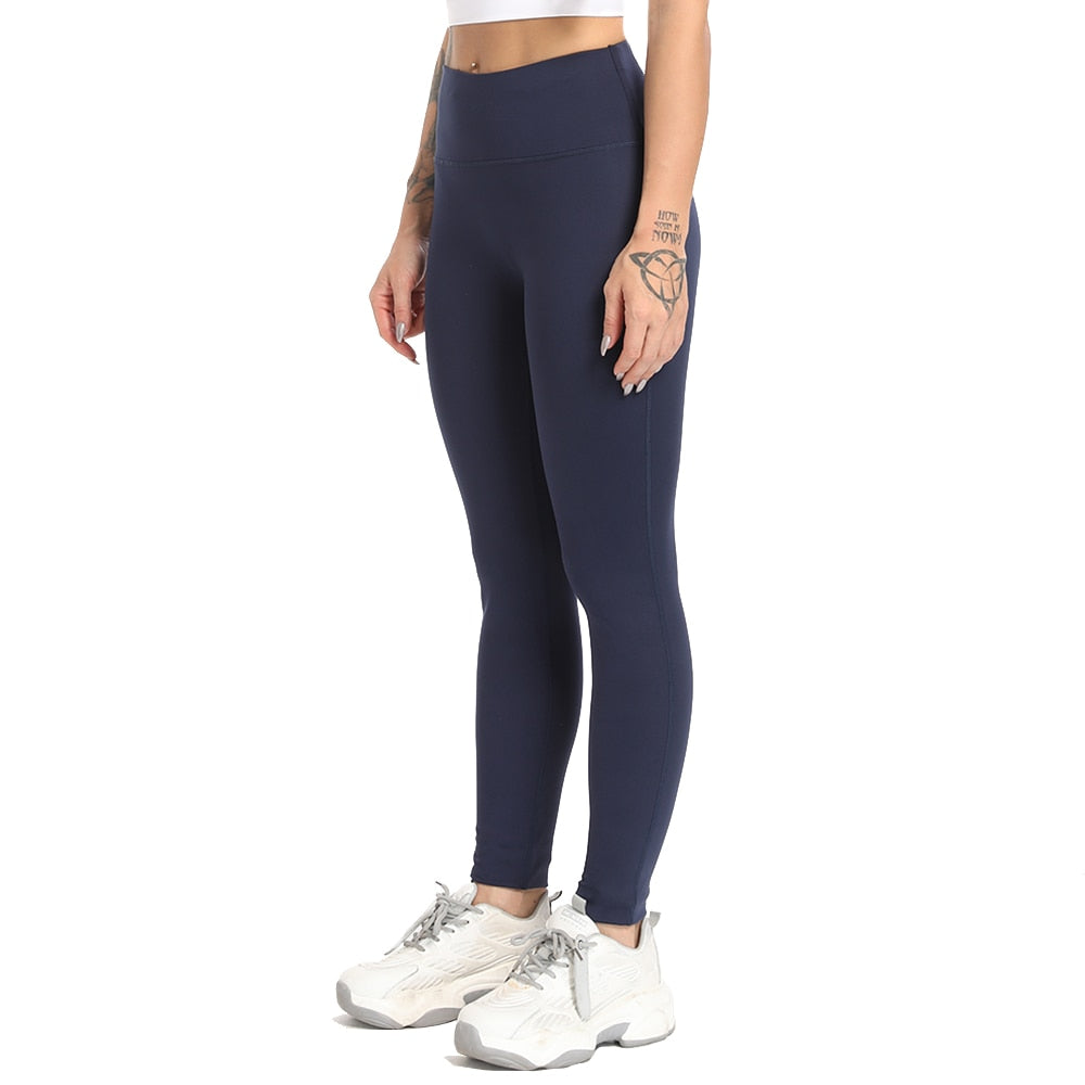 High Waist Naked Yoga Pants Push Up Leggings For Women Fitness Energy Seamless Leggins Sexy Workout Sport Tights Running Trouser | Vimost Shop.