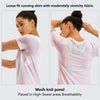 Women's Seamless Active Tops Short Sleeve Workout Running Sports Leisure T-Shirt