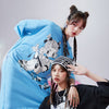Harajuku Graphic Print Straight Casual Vintage Dresses Women,Spring Bows Backless Korean Ladies Summer Dress
