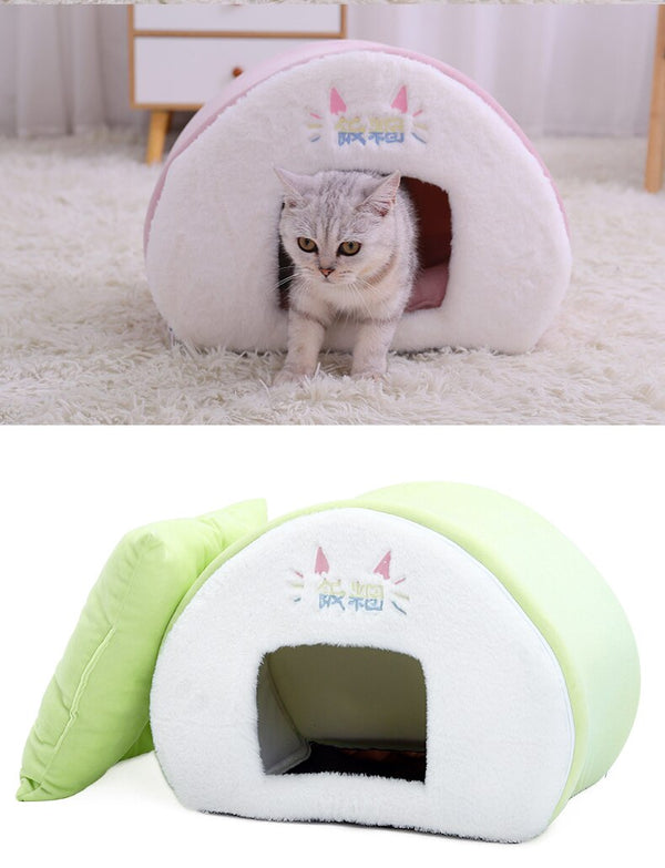 Pet Dog Cat House Warm Comfort Pet Deep Sleeping Nest Cave for Cats Dogs Winter Cat Bed Mat Basket Puppy Kennel Beds Cama Gato | Vimost Shop.