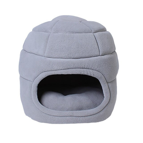 Portable Cat House Super Soft Kennel Winter Warm Puppy Cushion Fleece Pet Sleeping Cave Removable Bed for Cats Dogs Accessories | Vimost Shop.