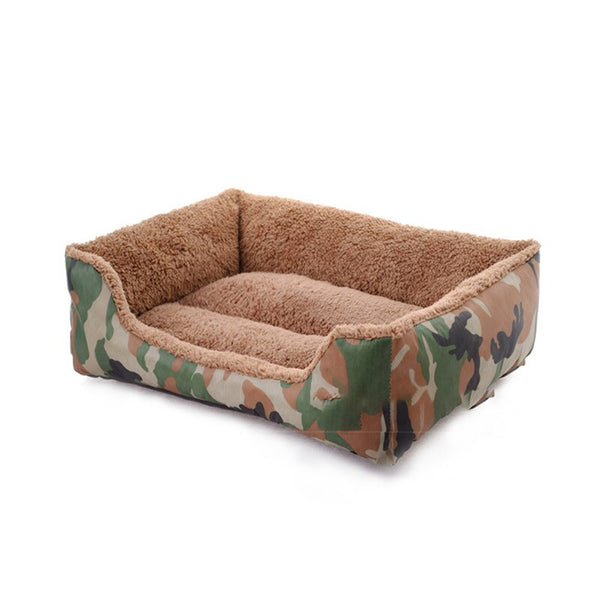 Pet Dog Bed Military Style Camouflage Kennel Washable House Warm Mat Soft Pets Sleeping Cushion For Small Medium Large Dogs Cats | Vimost Shop.