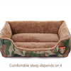 Pet Dog Bed Military Style Camouflage Kennel Washable House Warm Mat Soft Pets Sleeping Cushion For Small Medium Large Dogs Cats | Vimost Shop.