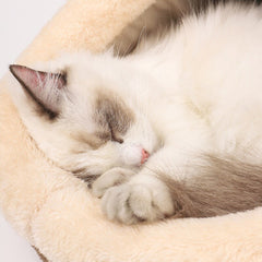Pet Bed Dog House Winter Warm Sleeping Cage Soft Cozy Puppy Kennel for Dogs Cats Semi-Enclosed Monkey-shaped Cushion Pets Nest | Vimost Shop.