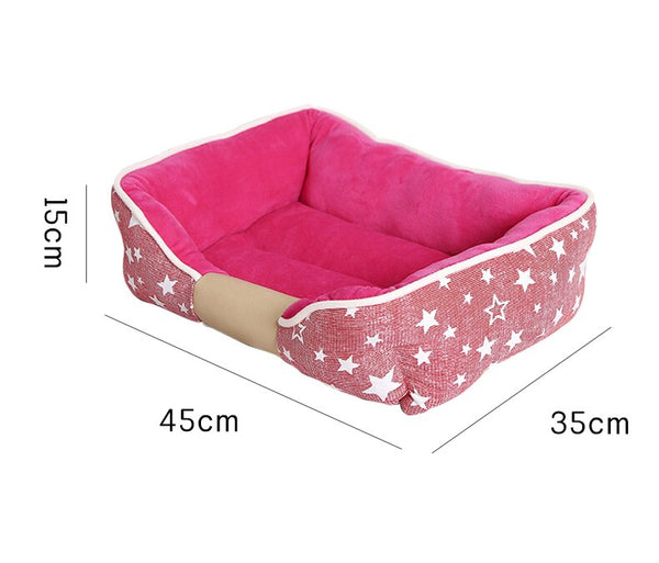 Non-slip Pet Dog Bed Soft Comfortable Pet Sofa Winter Warm Cat House Puppy Cushion Removable Pets Sleeping Bed Mat for Dogs Cats | Vimost Shop.